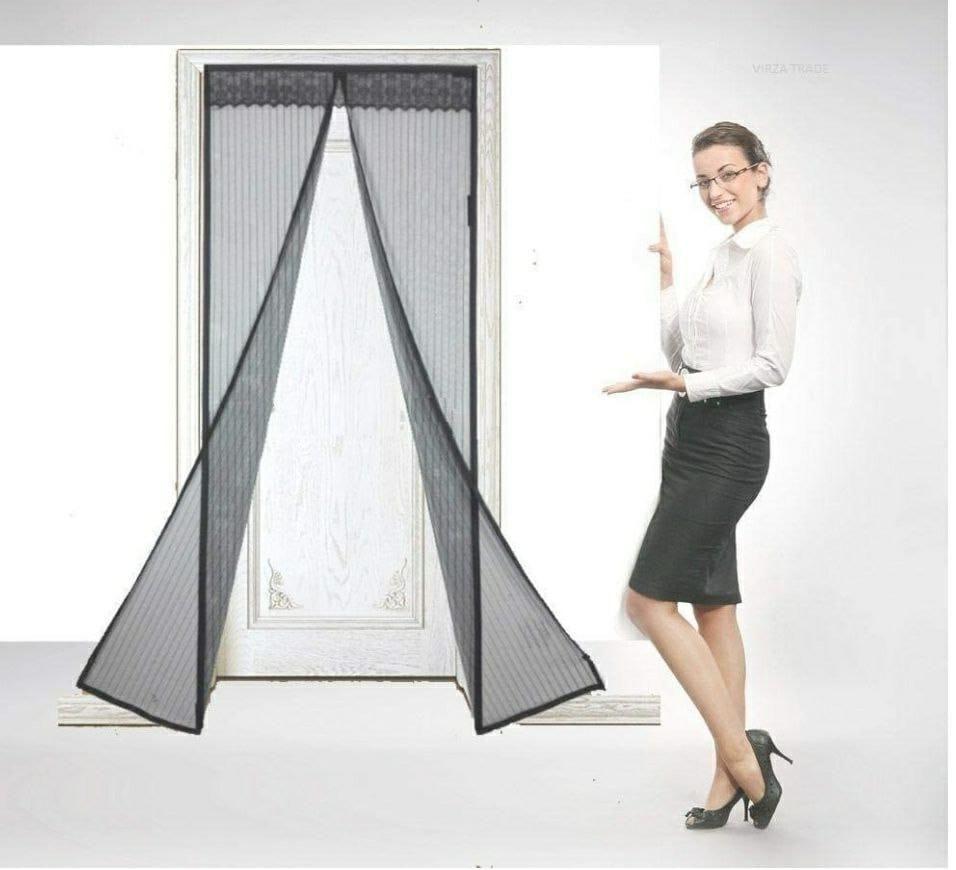 Mesh Magnetic Mosquito Screen | Door Net Curtain with Magnets | Pack of 1