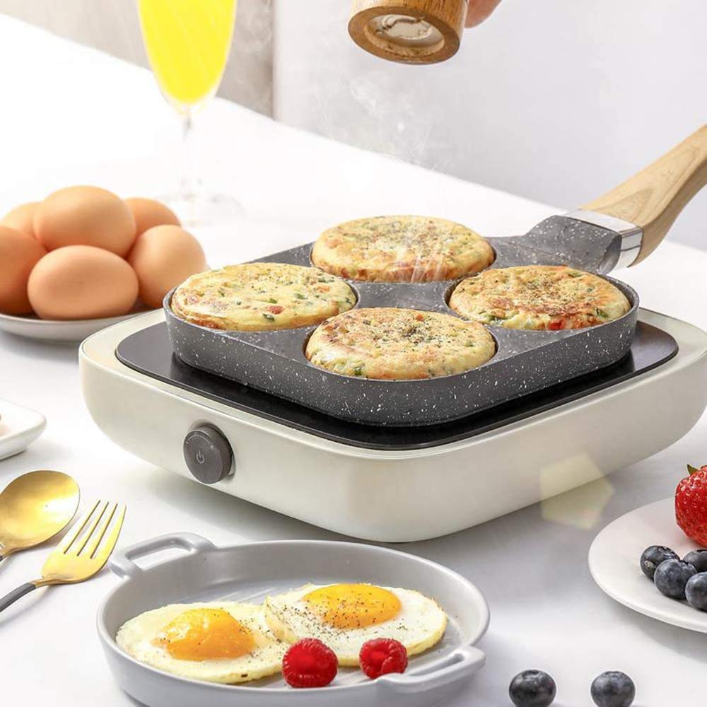 4 Hole Non-Stick Frying Pan | Pack of 1 | FESTIVE SALE