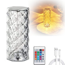 Load image into Gallery viewer, Crystal Diamond Lamp | 16 Colours | Touch Control | Rechargeable | Pack of 1
