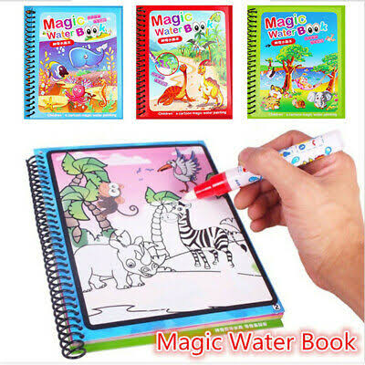 Reusable Water Painting Book | Smudge-Free | Pack of 4 Books