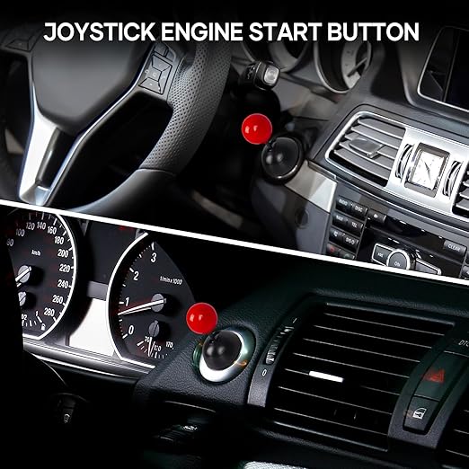 Car Push Button Start Joystick | Zinc Alloy | Pack of 1