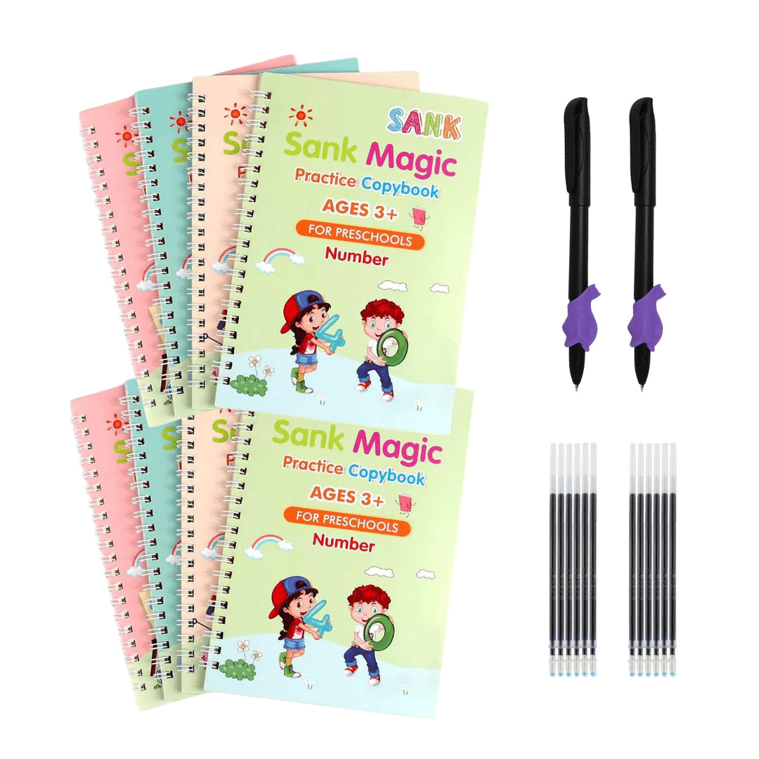 Magic Book for Kids - Set of 4 Books - With Magic Pen