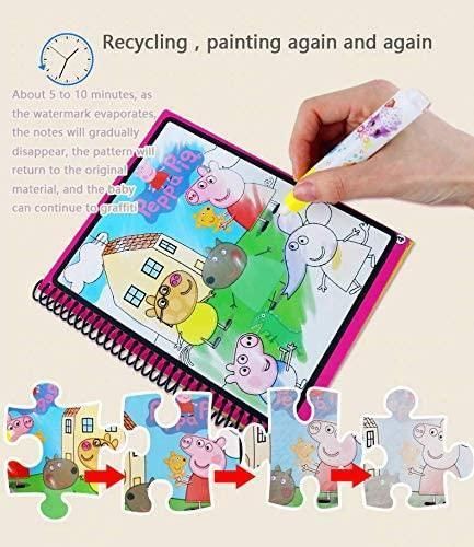 Reusable Water Painting Book | Smudge-Free | Pack of 4 Books