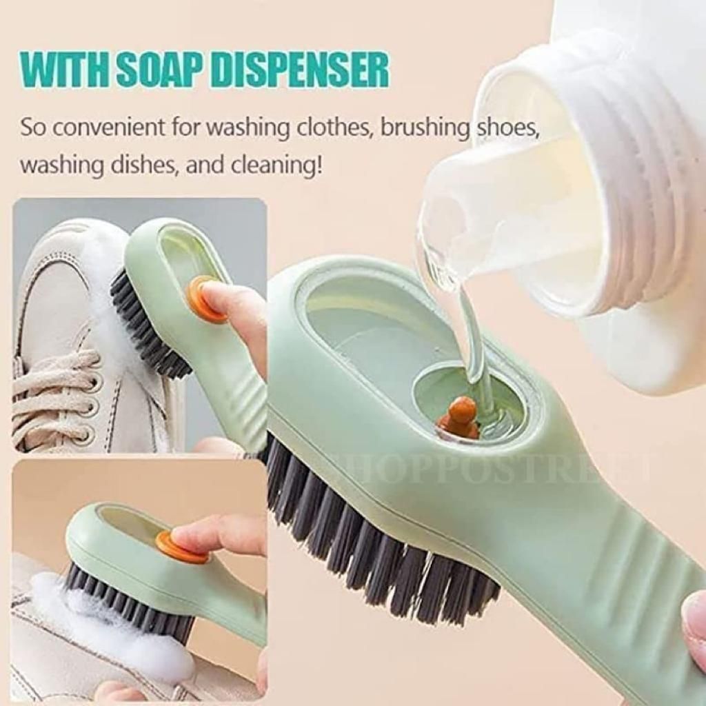 Multifunctional Scrubbing Brush | Soap Dispenser | Buy 1 Get 1 Free